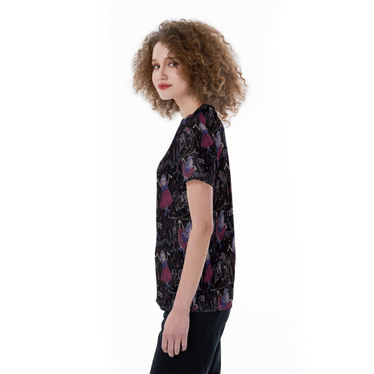 Marvelous Magical Mim - Women's Short Sleeve V-Neck T-Shirt