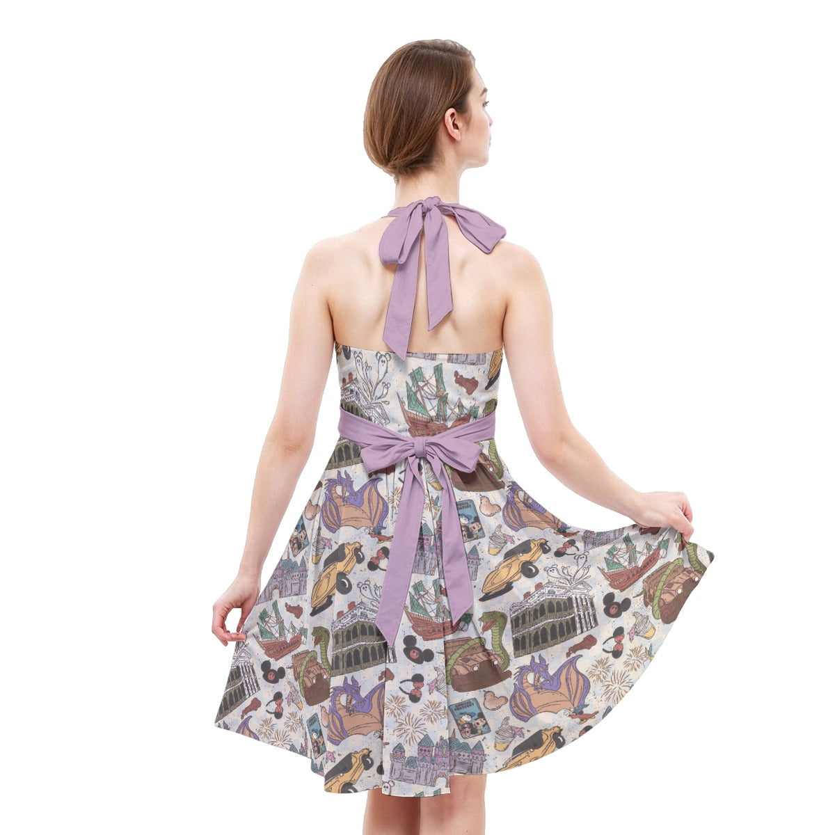 West Coast DLR - Women's Halter Vintage Pocket Dress
