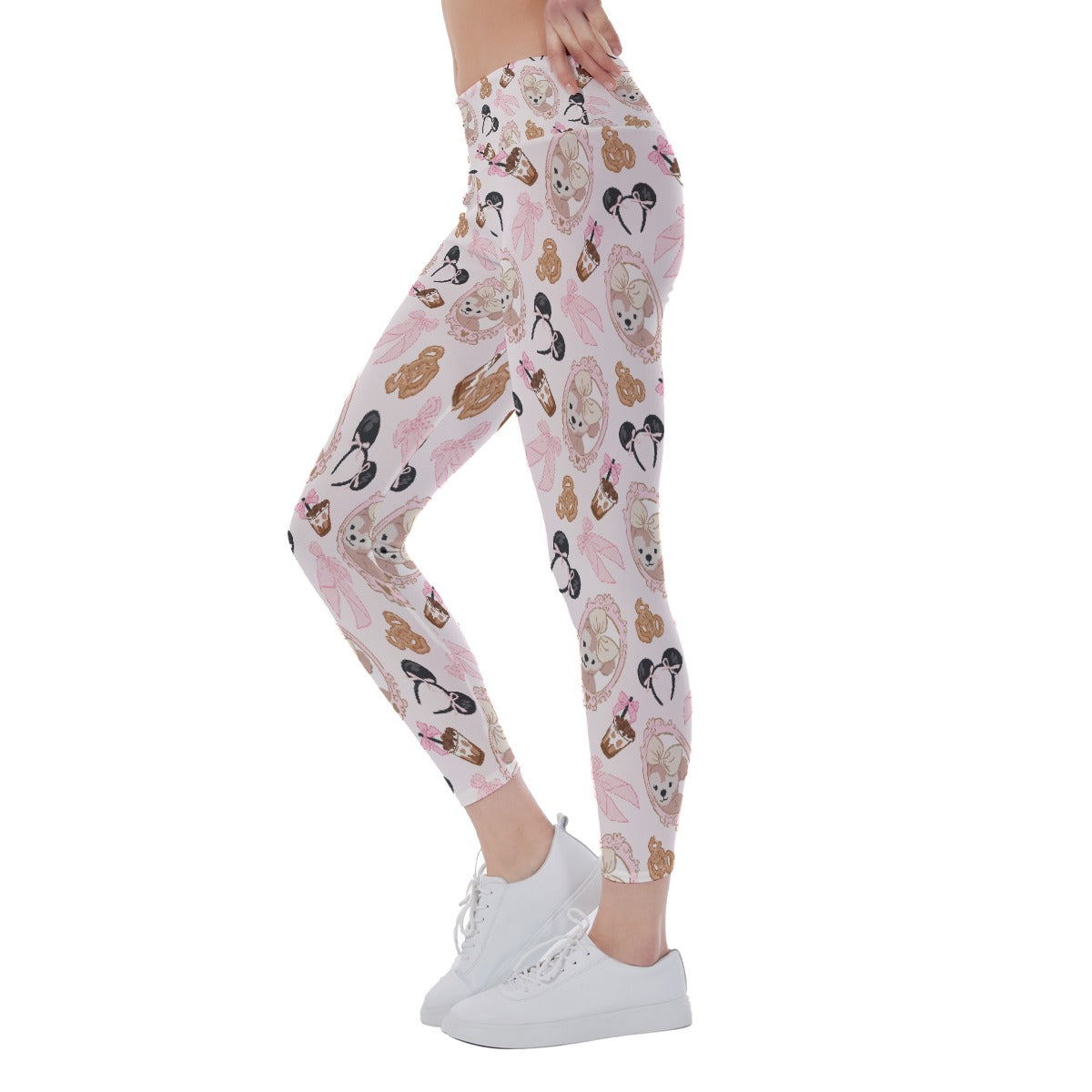 Bow Bear Sweet Day - Women's Yoga Leggings