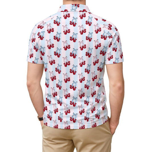 Cherry Ear Bows - Men's Polo Shirt