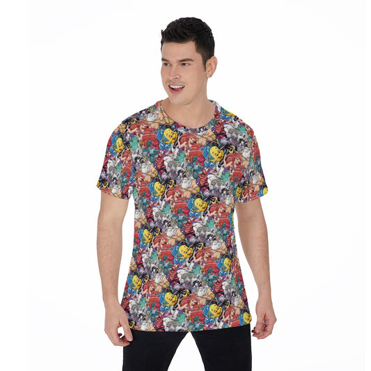 Undersea Crew Sketch - Men's Short Sleeve T-Shirt