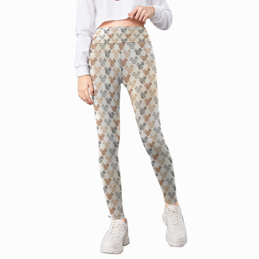 Safari Mouse Ears - Kid's Leggings
