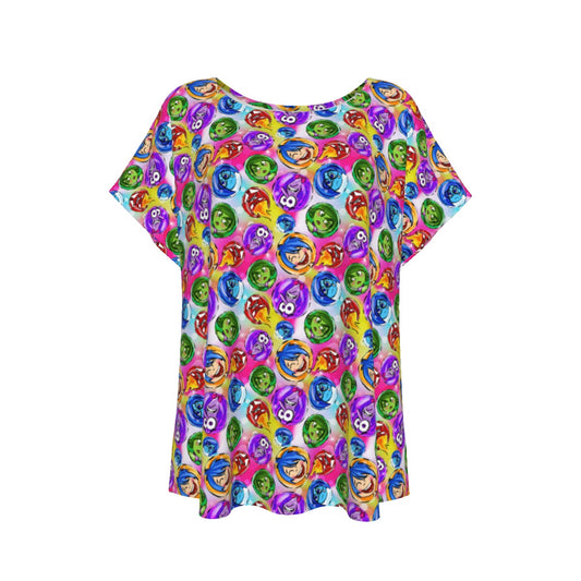 Inside Out Emotions - Women’s Relaxed Fit Scoop Tee