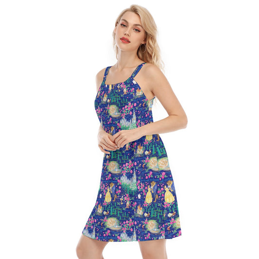 Enchanted Forest Romance - Women’s Adjustable Sundress