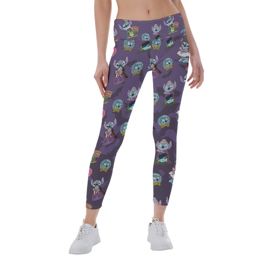 Haunted Stitch - Women's Yoga Leggings