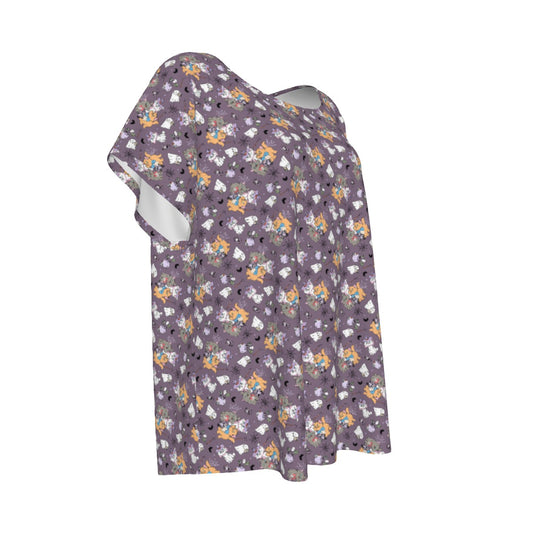 Spooky Fancy Felines - Women’s Relaxed Fit Scoop Tee