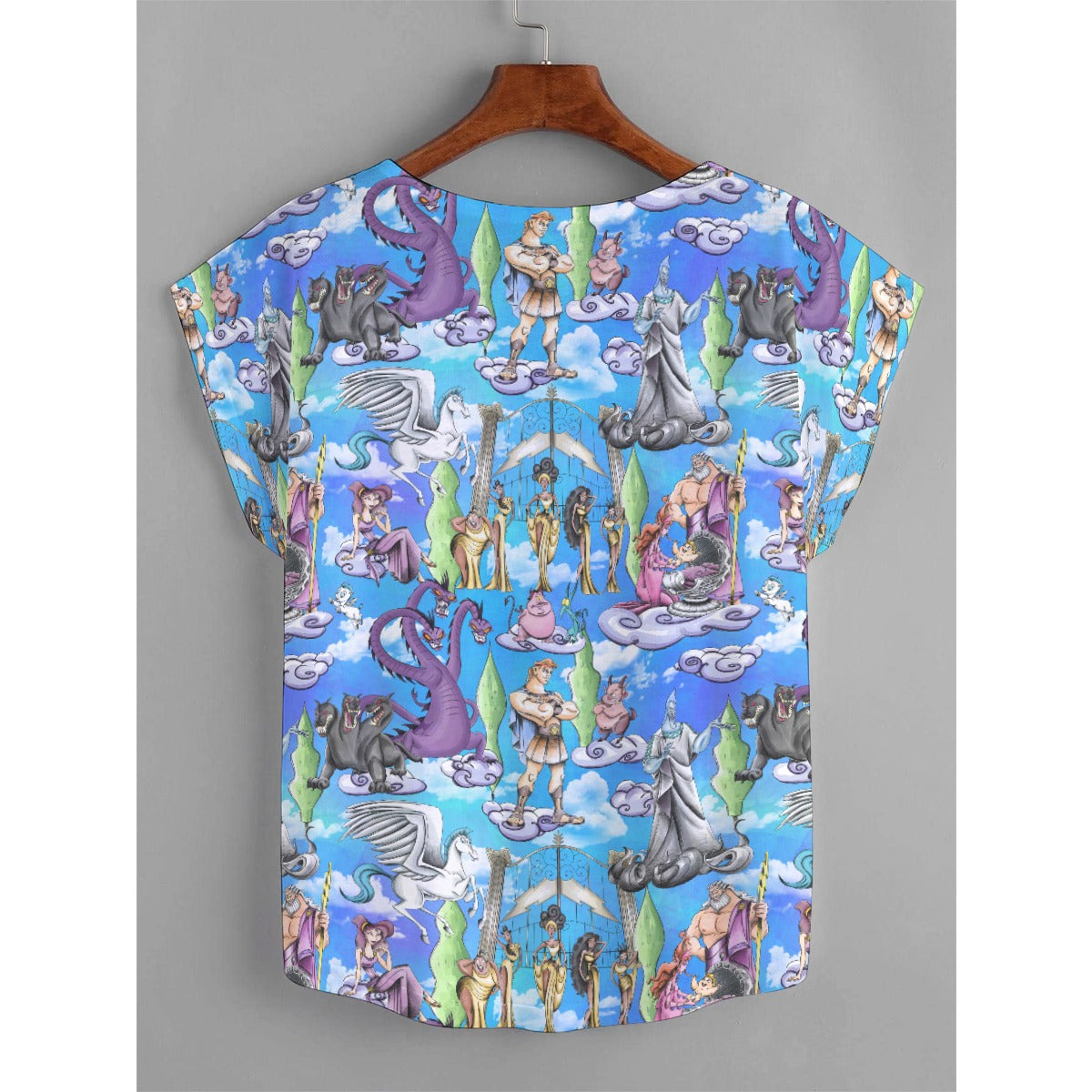 Mythic Hero Chaos Clouds - Women’s Relaxed Fit Scoop Tee