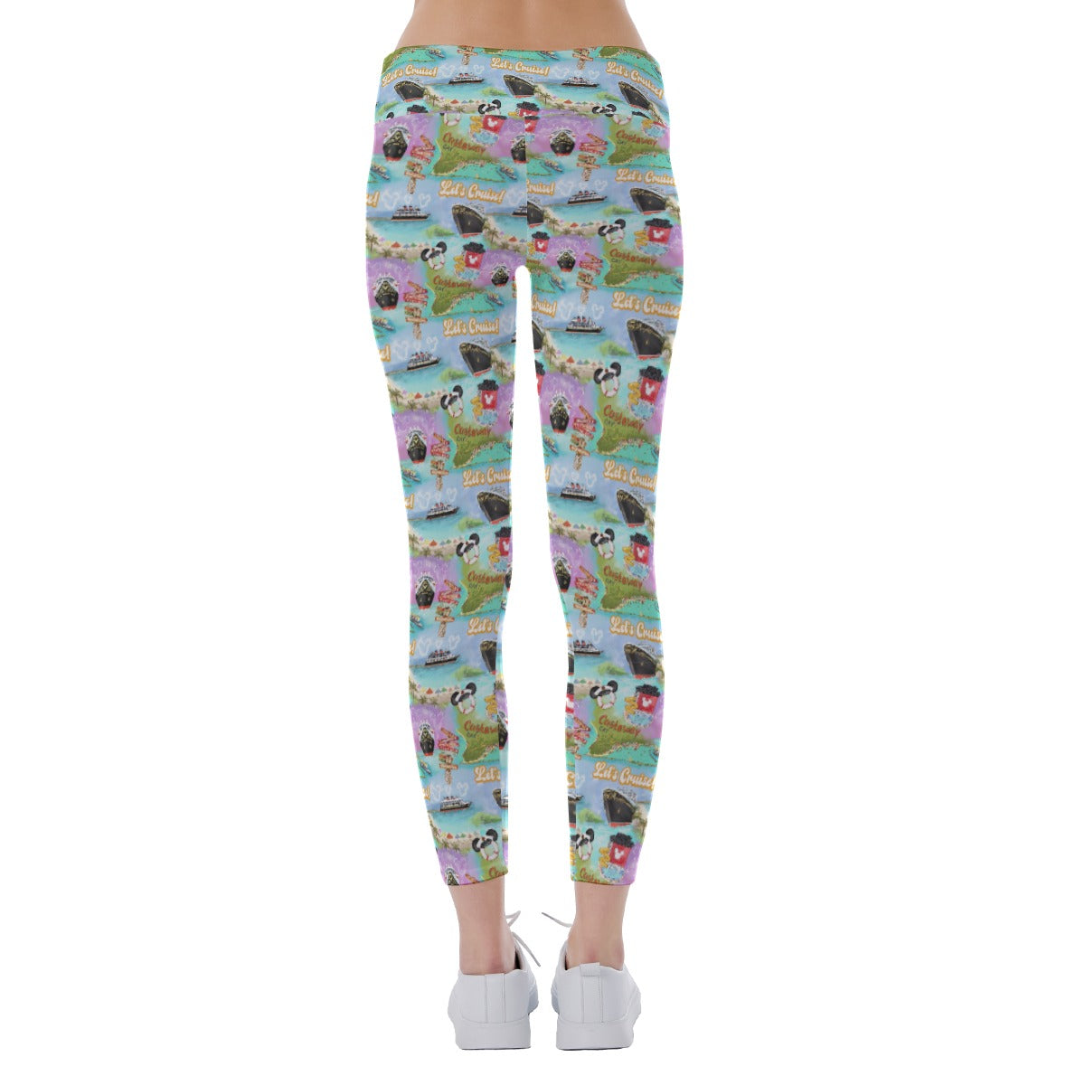 Tropical Castaway Island - Women's Yoga Leggings