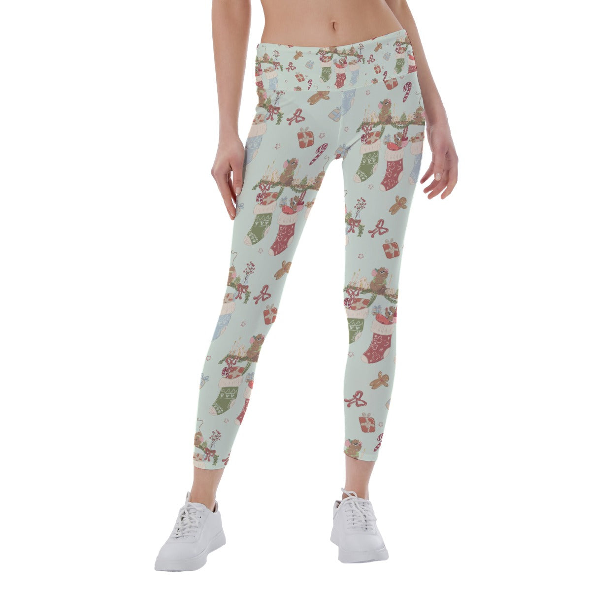 Fairytale Christmas Stocking Stowaways - Women's Yoga Leggings