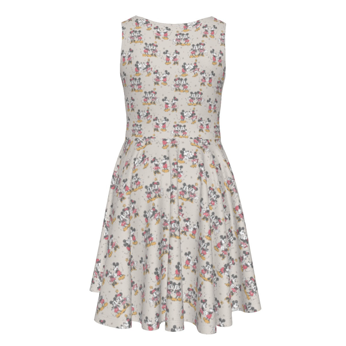 Retro Mouse & Partnernnie - Kid's Sleeveless Skater Dress