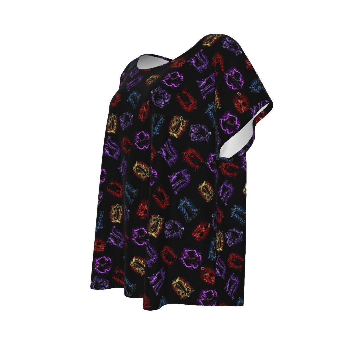 Villain Silhouettes Sparkle - Women’s Relaxed Fit Scoop Tee