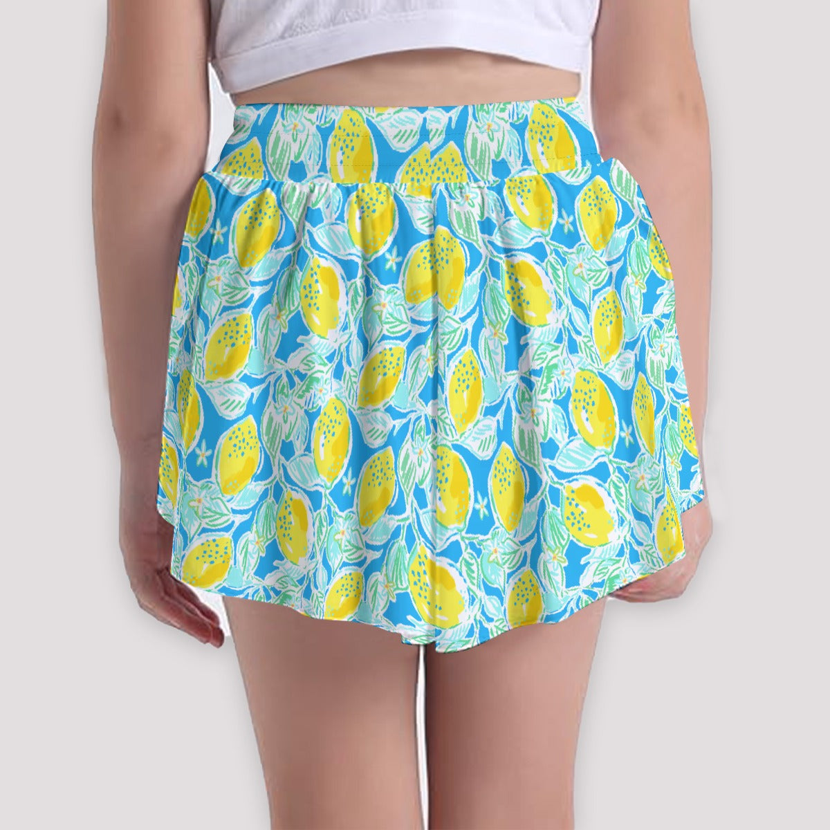 Lemon Drop Daydream - Girls’ Flowy Pocket Shorts