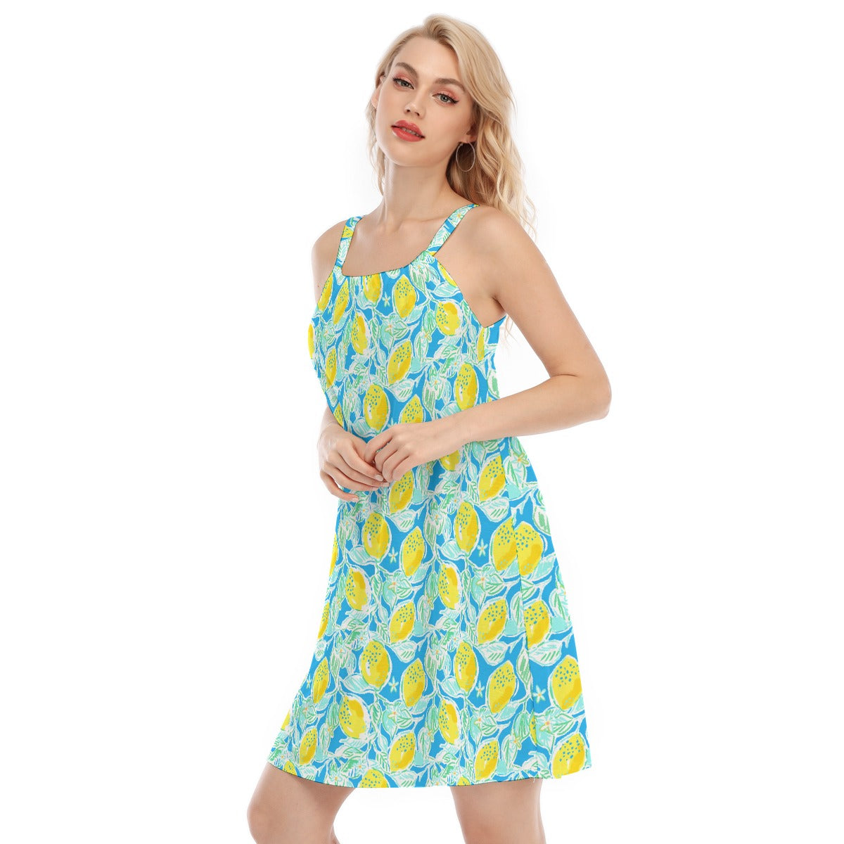 Lemon Drop Daydream - Women’s Adjustable Sundress