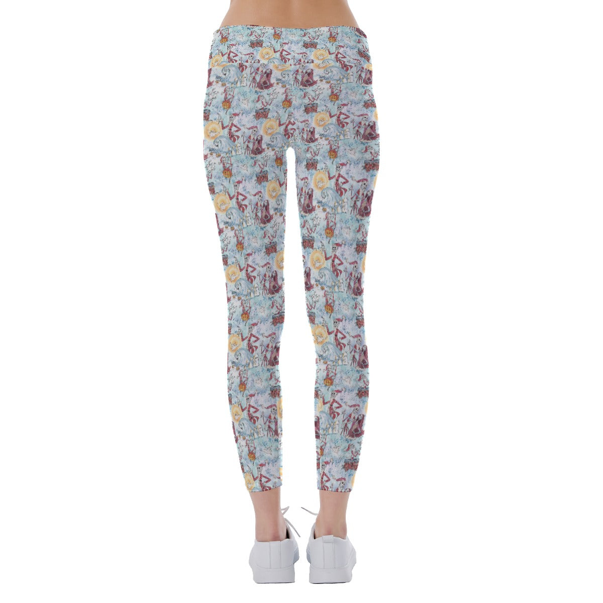 Santa Jack with Sally & Ghost DogZero - Women's Yoga Leggings
