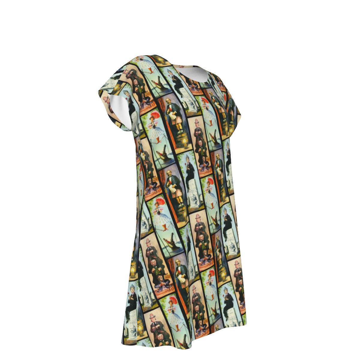 Stretch Room Portraits - Women's T-Shirt Dress
