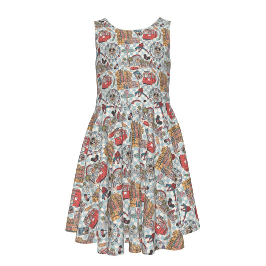 Revamped DCA - Kid's Sleeveless Skater Dress