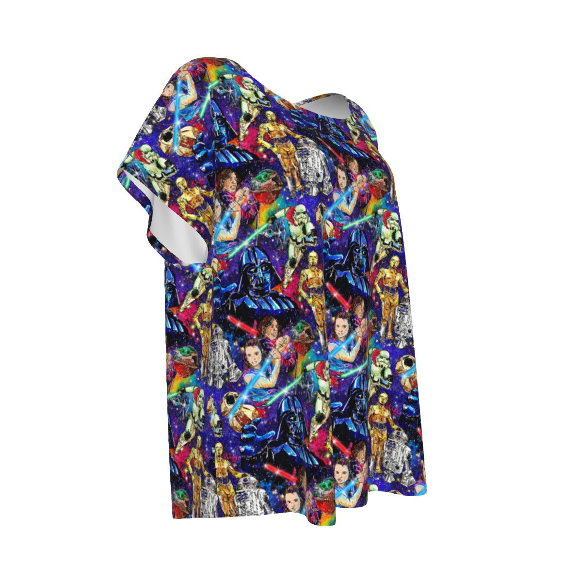 Galaxy Saga - Women’s Relaxed Fit Scoop Tee