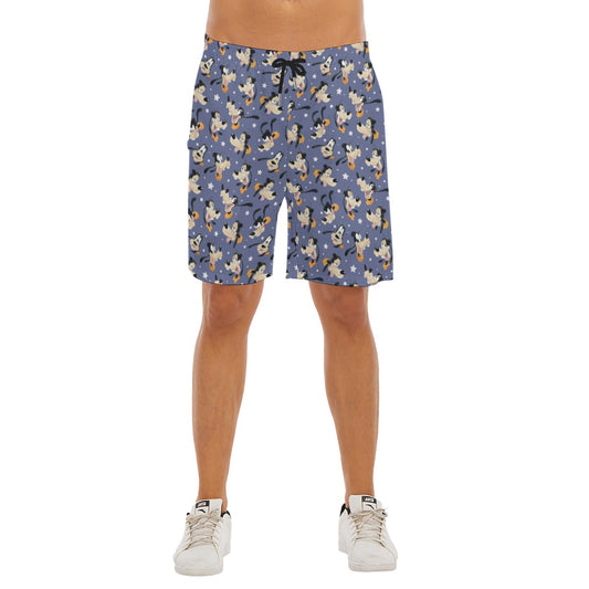 Funny Silly Dog - Men’s Pocket Beach Shorts