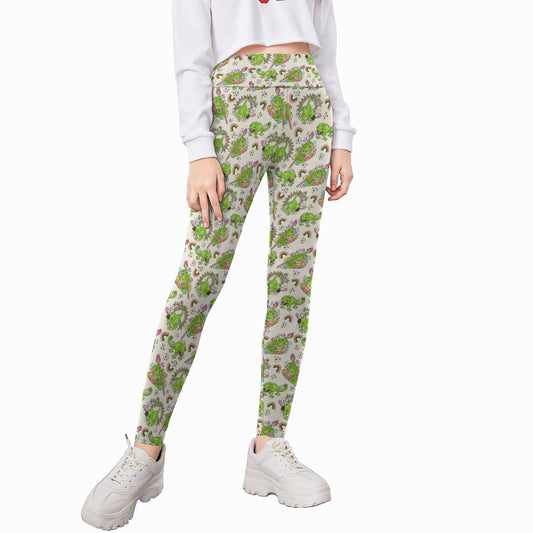 Colorful Chameleon Splash - Kid's Leggings