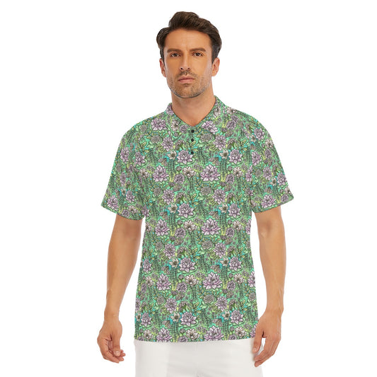 Fairytale Florals – Bayou Blooms - Men's Polo Shirt