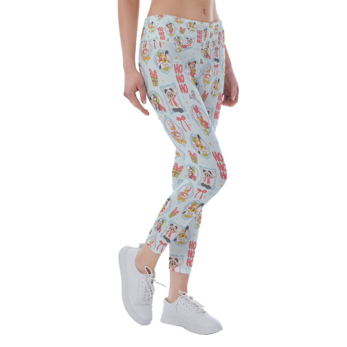 Holiday Character Ho Ho Cameos - Women's Yoga Leggings