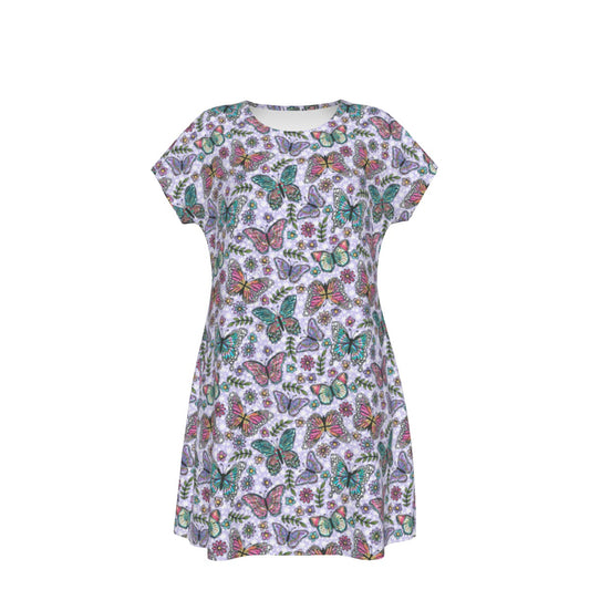 Butterfly Magic - Women's T-Shirt Dress