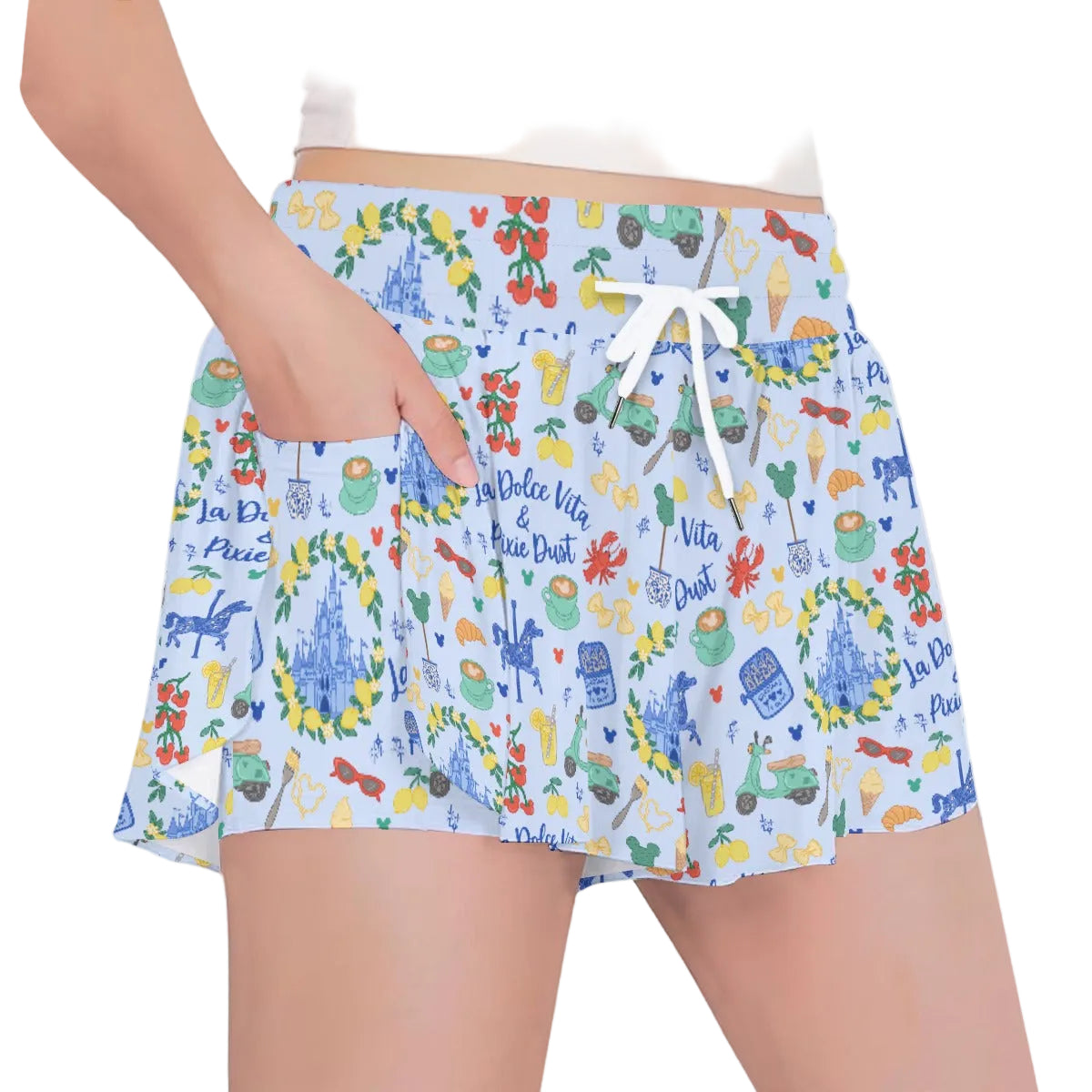 Sweet Life Pixie Dust - Girls’ Flowy Pocket Shorts