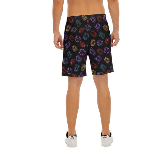 Villain Silhouettes Sparkle - Men’s Pocket Beach Shorts