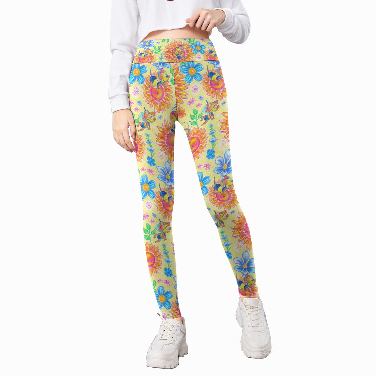 Buzzing Garden Buddy - Kid's Leggings