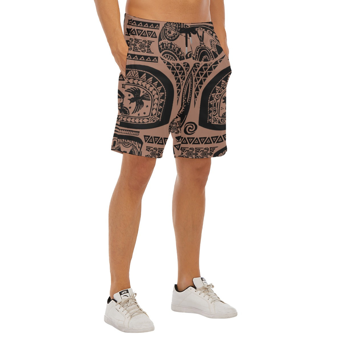 Maui Tattoos Moana Inspired - Men’s Pocket Beach Shorts