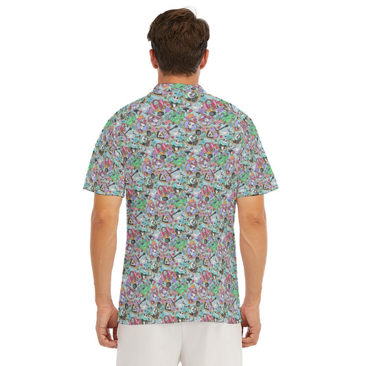 Tattoo Hearts Spooky Crew - Men's Polo Shirt