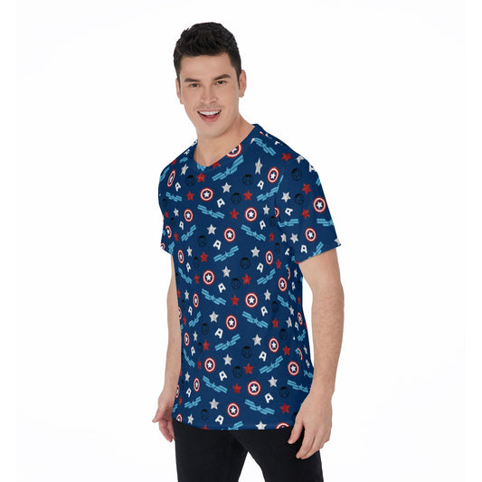 American Superhero - Men's Short Sleeve T-Shirt