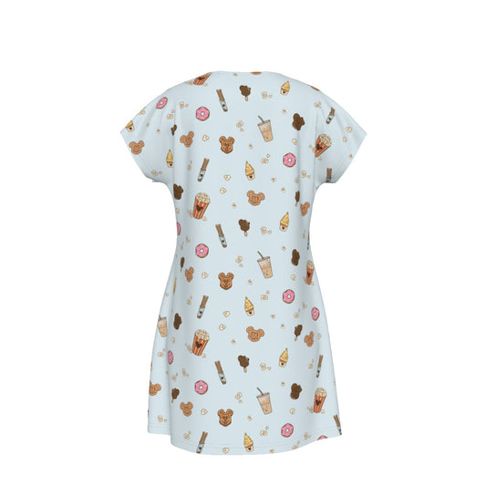 Minimal Snackcore - Women's T-Shirt Dress