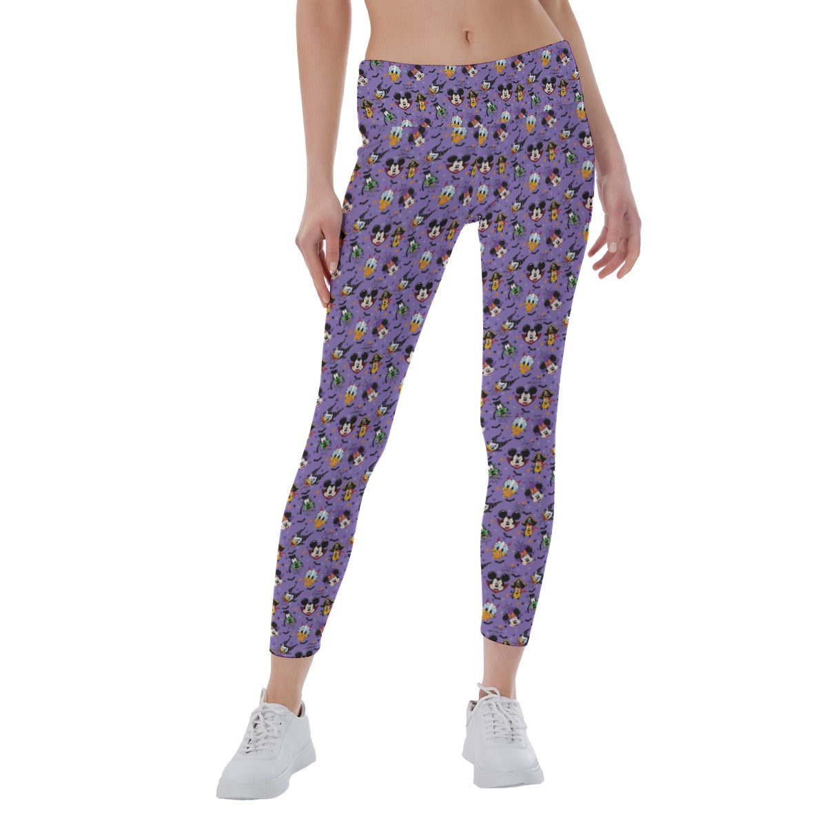 Halloween Friends in Costumeeads - Women's Yoga Leggings