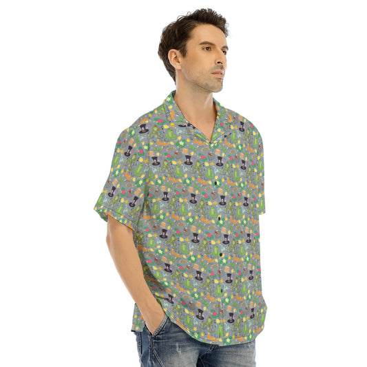 Bayou Princess Icons - Men's Hawaiian Button Up Shirt
