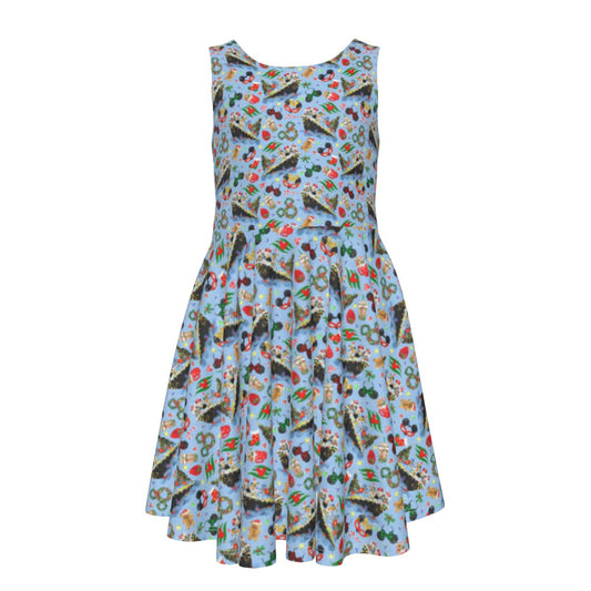 Very Merrytime Christmas Cruise - Kid's Sleeveless Skater Dress