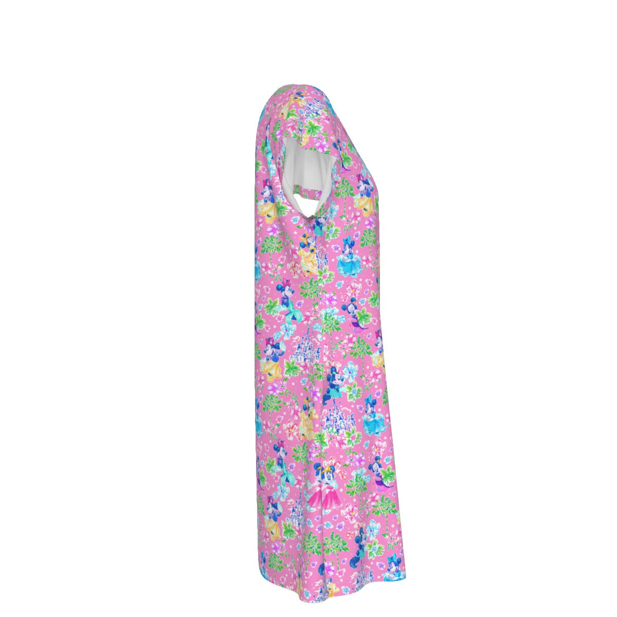 Princess Palm Party - Women's T-Shirt Dress