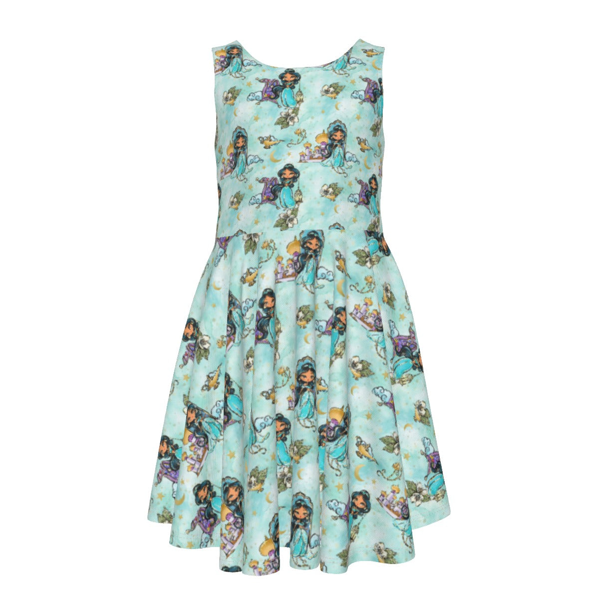 Whimsical Desert Princess - Kid's Sleeveless Skater Dress