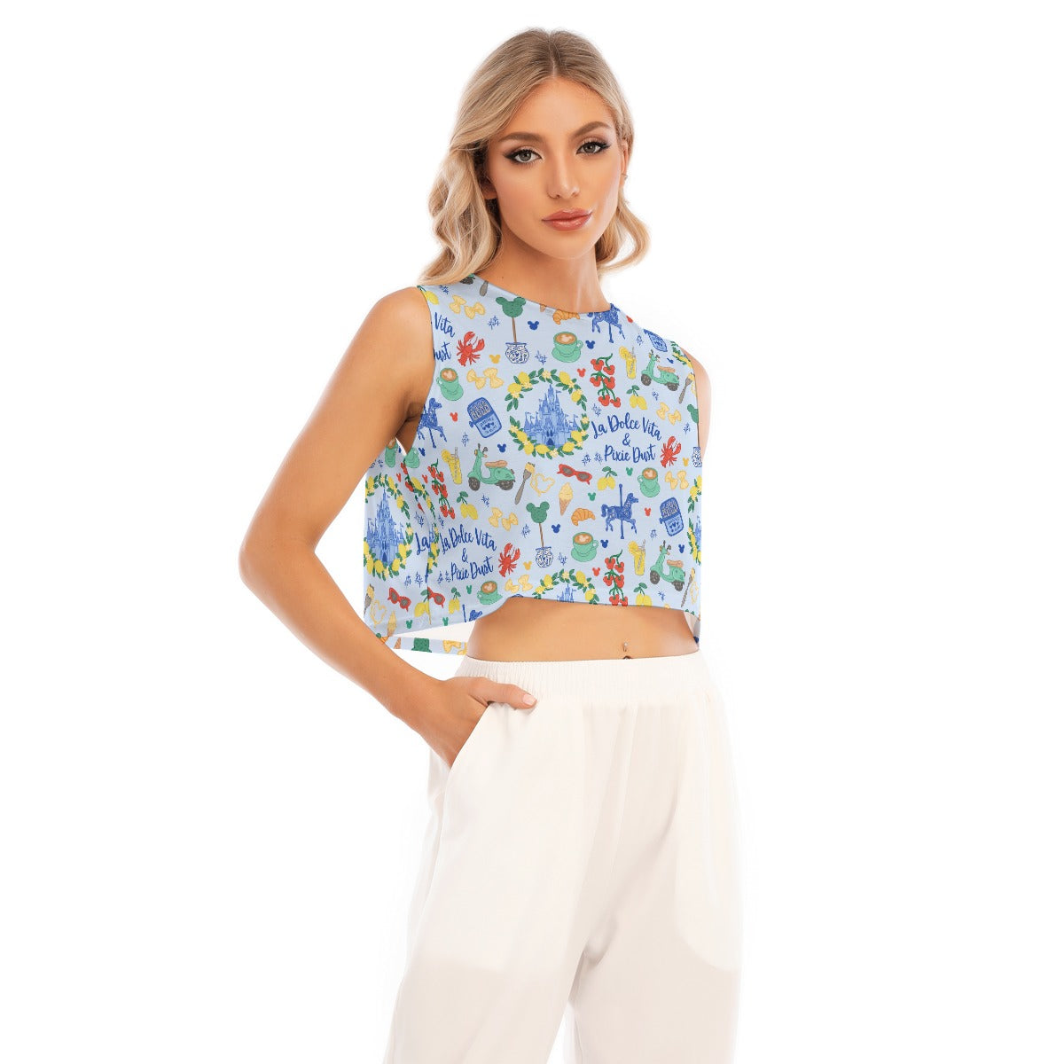 Sweet Life Pixie Dust - Women’s Sleeveless Cropped Tee