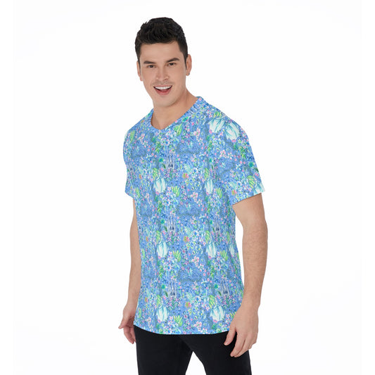 Bright Tropical Princess - Royal Beach Day - Men's Short Sleeve T-Shirt