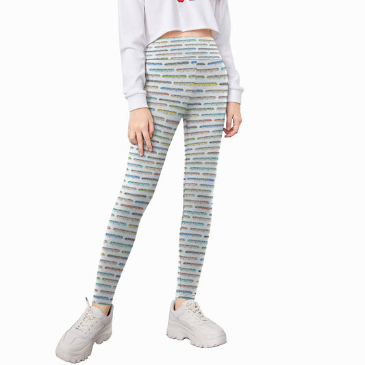 Monorail Rainbow Express - Kid's Leggings