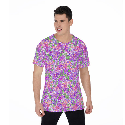 Tropical Splash Vibes - Iconic Crew - Men's Short Sleeve T-Shirt