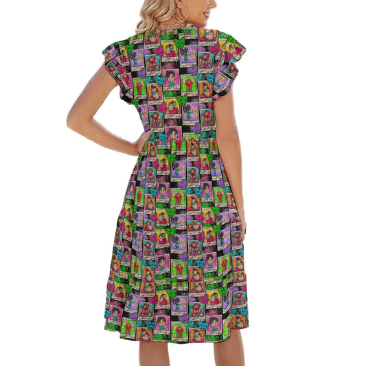You're My Hero - Women's Tiered Pocket Midi Dress