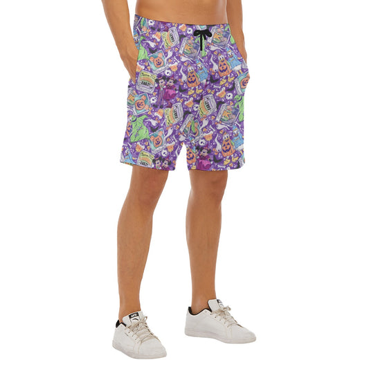 Not So Scary Halloween Party - Men’s Pocket Beach Shorts