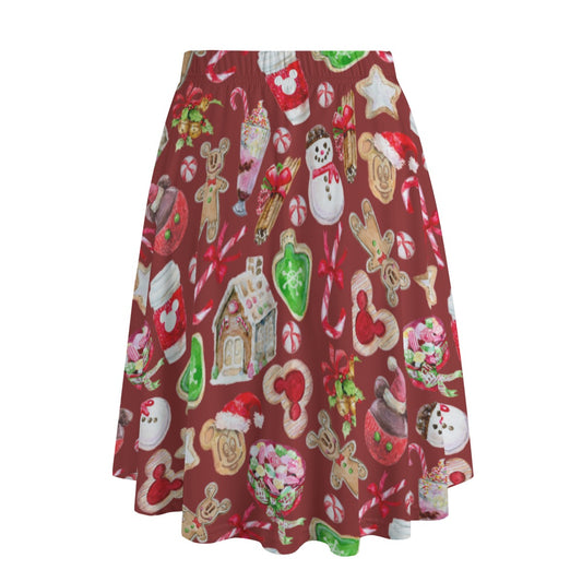 Christmas Snack Goals - Women’s Pocket Midi Skirt