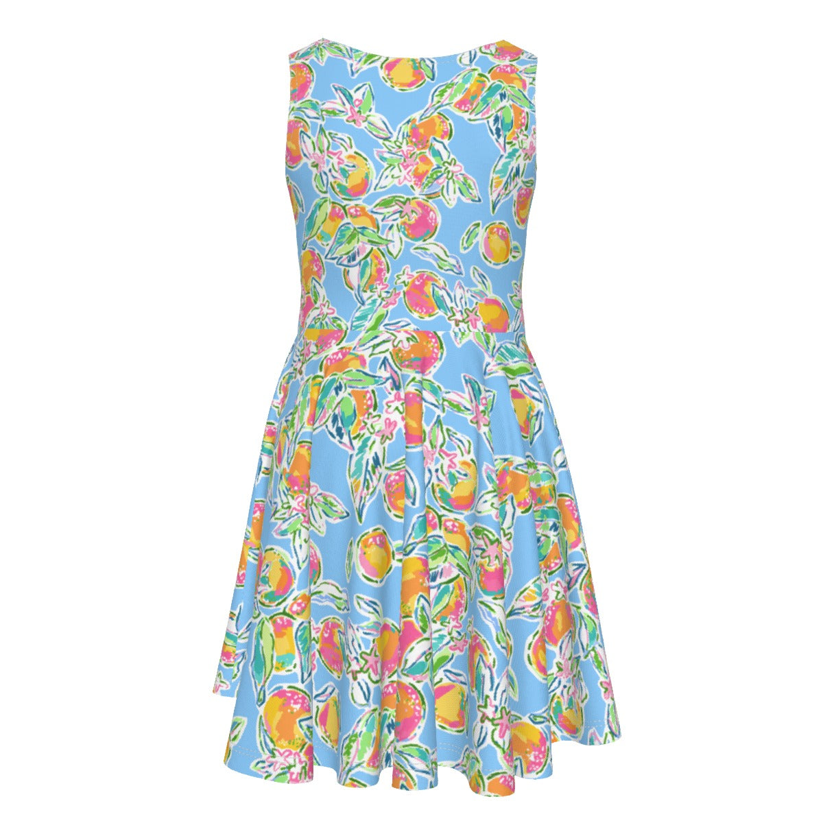 Peachy Keen - Kid's Sleeveless Skater Dress