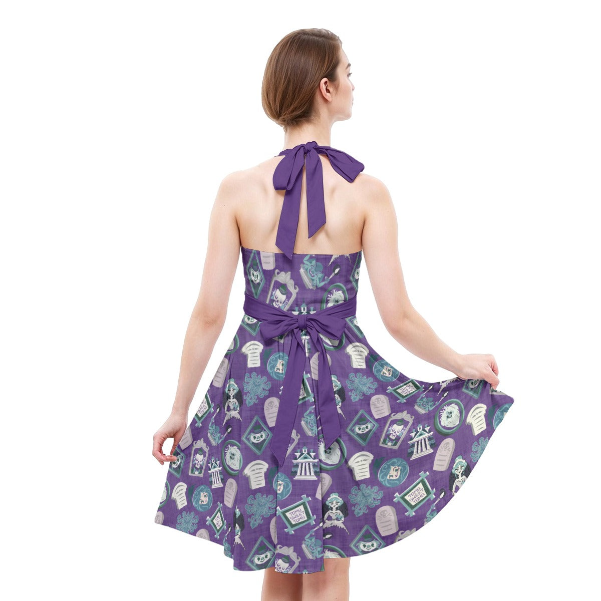 Tomb Sweet Tomb - Women's Halter Vintage Pocket Dress