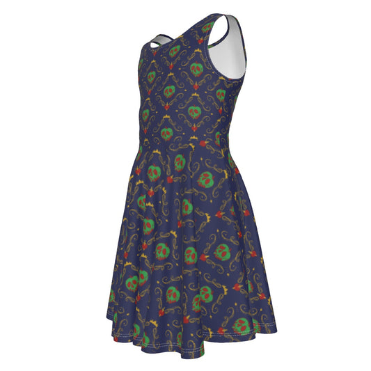 Poison Apple- Kid's Sleeveless Skater Dress