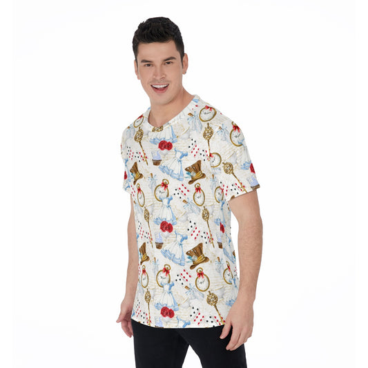 Curious Wonderland Icons - Men's Short Sleeve T-Shirt