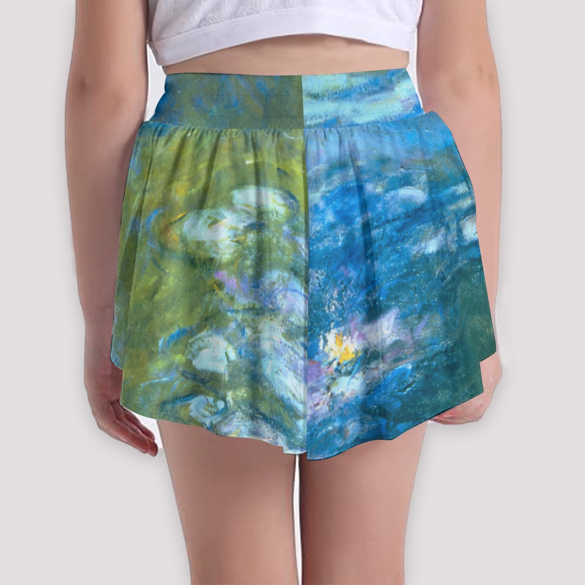 Monet Water Lillies - Girls’ Flowy Pocket Shorts